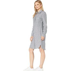 NWT Prana Grey Chambray La Noa Shirt Dress Sz M
